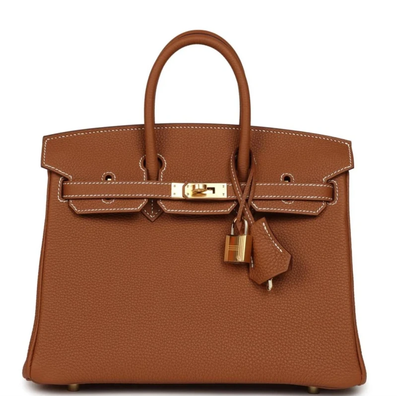 Hermès BIRKIN 25 VEAU TOGO GOLD GHW H041344CC 6