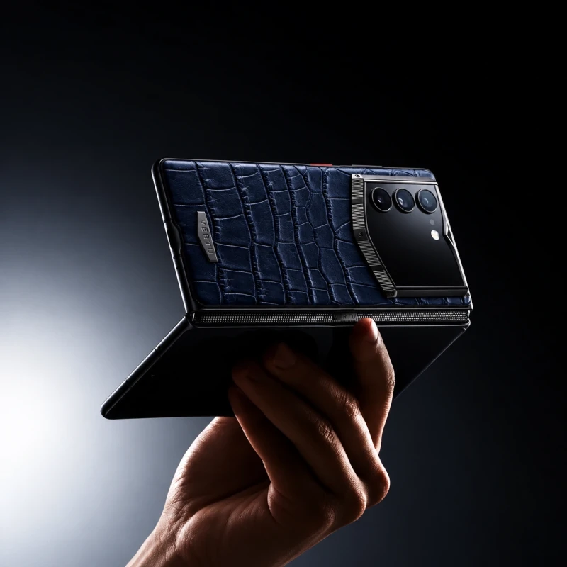 Vertu AlphaFold - Alligator Skin (Navy Blue) AFAS Navy Blue