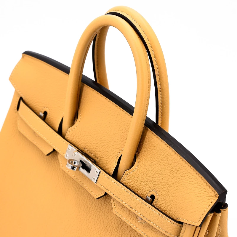 Hermès BIRKIN 25 VEAU TOGO PAILLE PHW B25TP 3