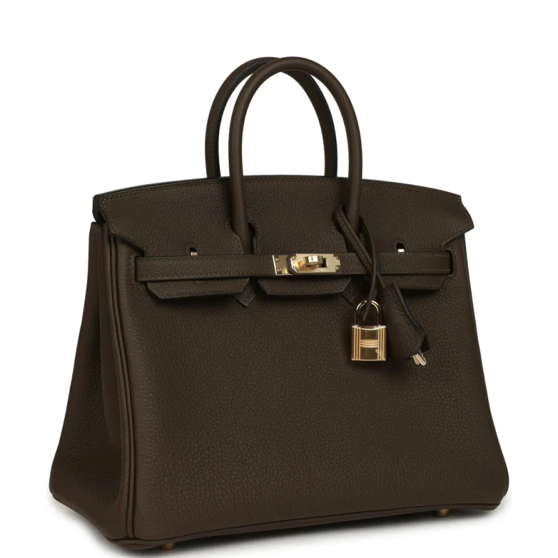 Hermès BIRKIN 25 VEAU TOGO VERT LODEN PBHW B25TVL 2