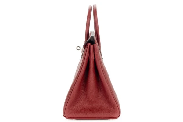 Hermès BIRKIN 25 VEAU TOGO ROUGE H GHW B25TRH 4