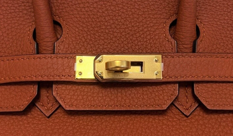 Hermès BIRKIN 25 VEAU TOGO CUIVRE GHW B25TC 6