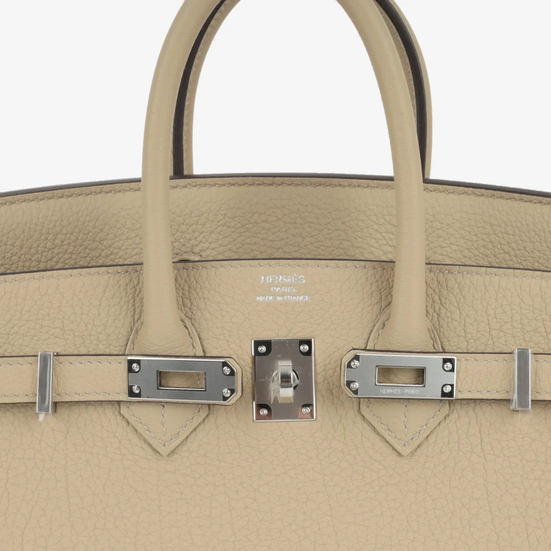 Hermès BIRKIN 25 VEAU TOGO TOUNDRA PHW B25TT 6