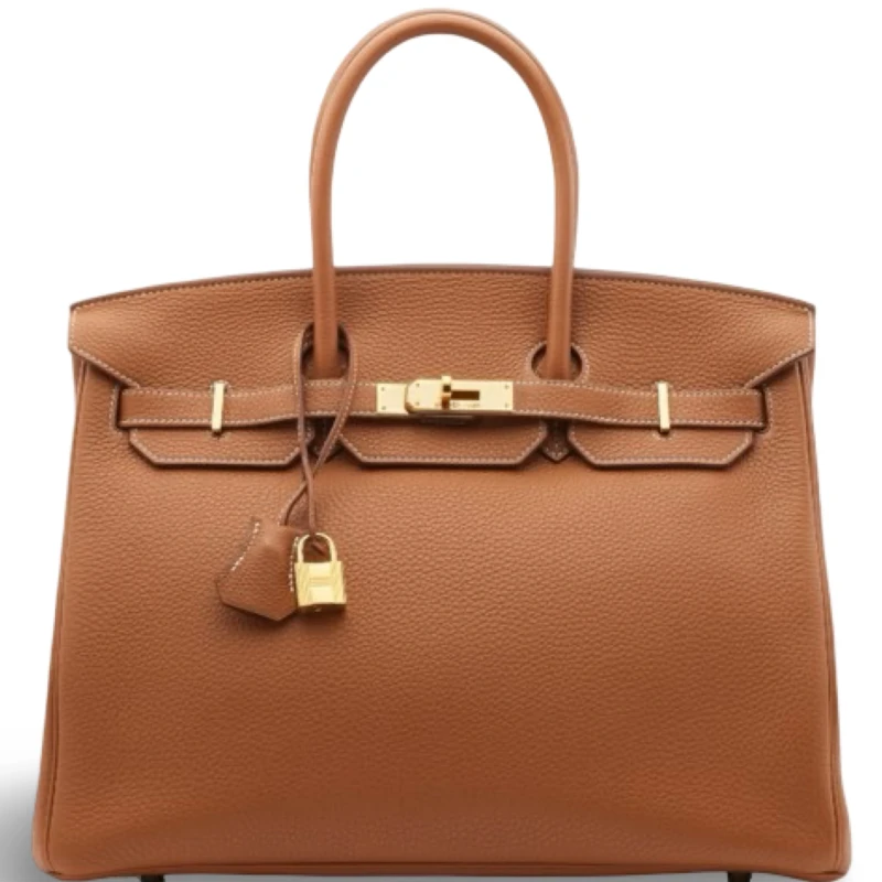 BIRKIN RETOURNE 35 TAURILLON CLEMENCE GOLD GHW