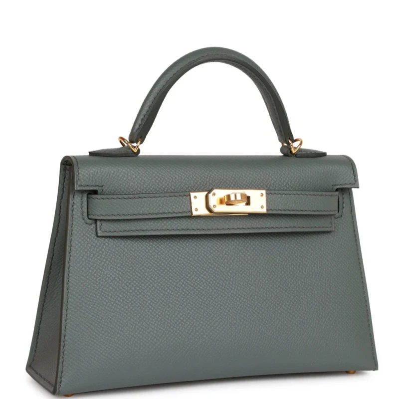 Hermès KELLY 20 MINI VEAU EPSOM VERT AMANDE GHW K20EVM 5
