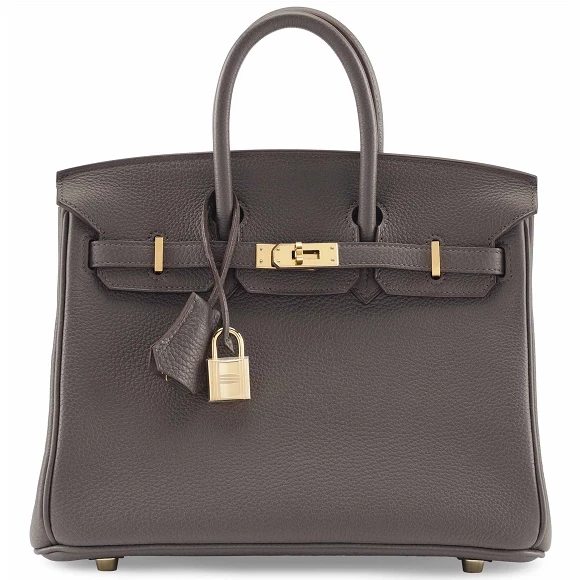 BIRKIN 25 VEAU TOGO GRIS ETAIN GHW