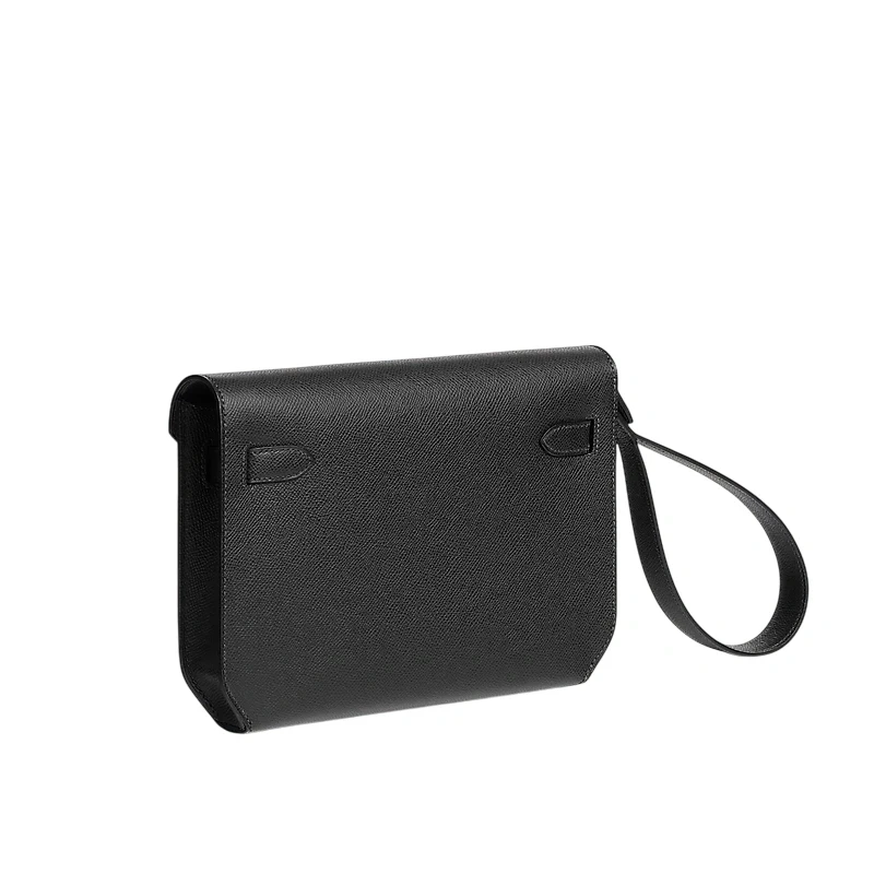 Hermès Kelly Pochette Depeches 25 Veau Epsom 89 Noir H078397CK89 3