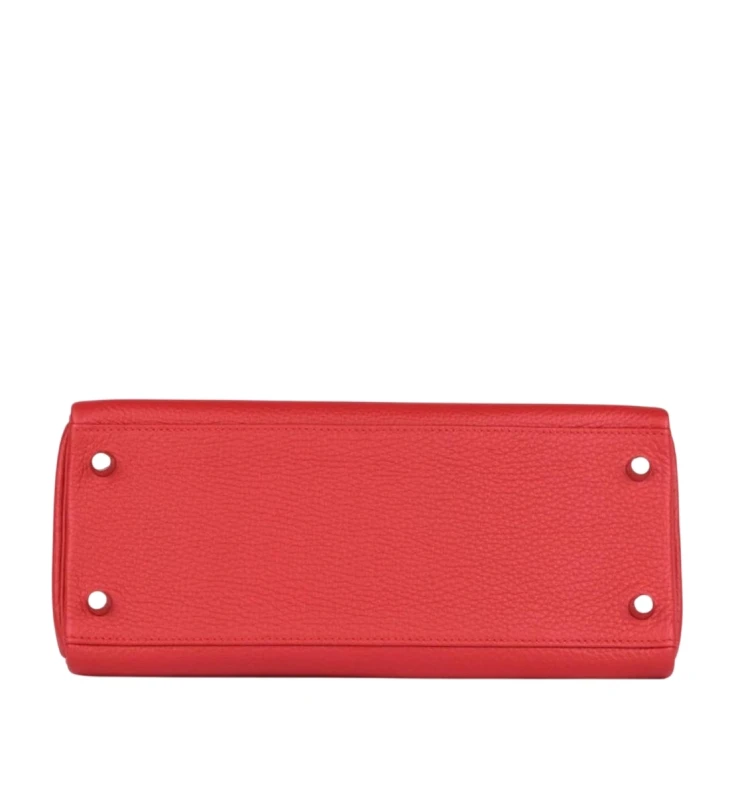 Hermès SAC KELLY RETOURNE 25 VEAU CHERI ROUGE RADIEUX K25VSR 7