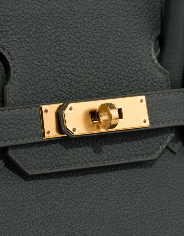 Hermès BIRKIN 30 VEAU TOGO VERT MANGROVE GHW B30TVM 6