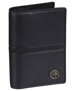 Leather Tire Track Wallet 