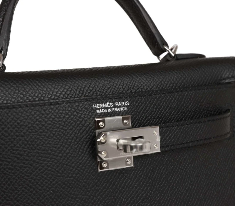 Hermès KELLY 20 MINI EPSOM NOIR PHW K20EN 7