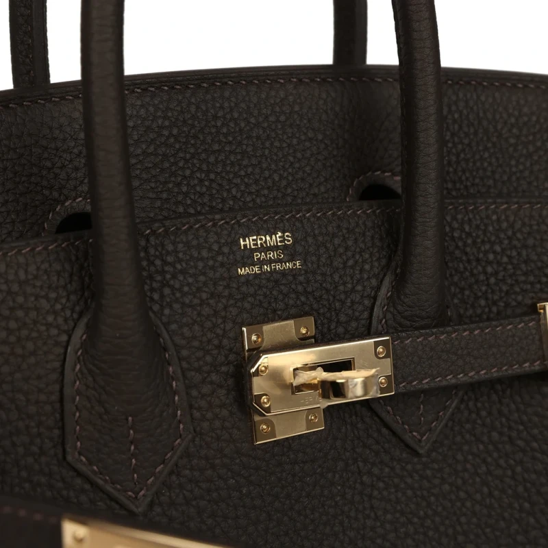 Hermès BIRKIN 25 VEAU TOGO BAI-BRUN PBHW B25TBB 7