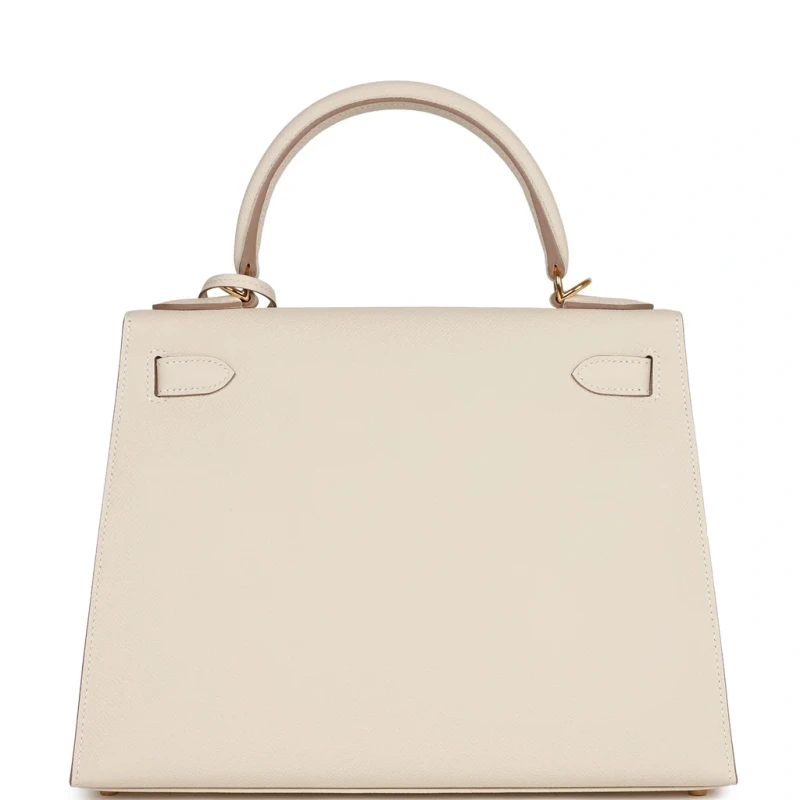 Hermès KELLY 28 VEAU EPSOM CRAIE PHW K28EC 3