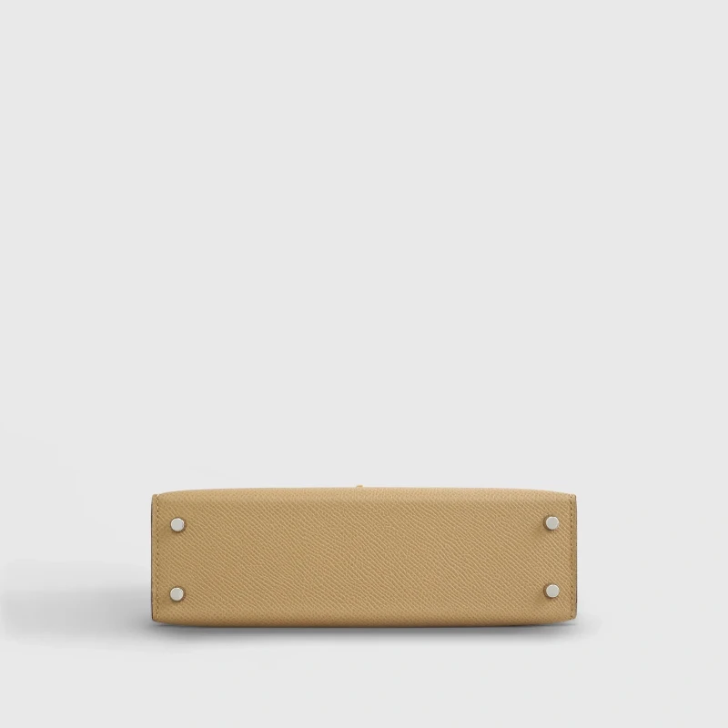 Hermès KELLY 20 MINI VEAU EPSOM SESAME PHW K20ES 5