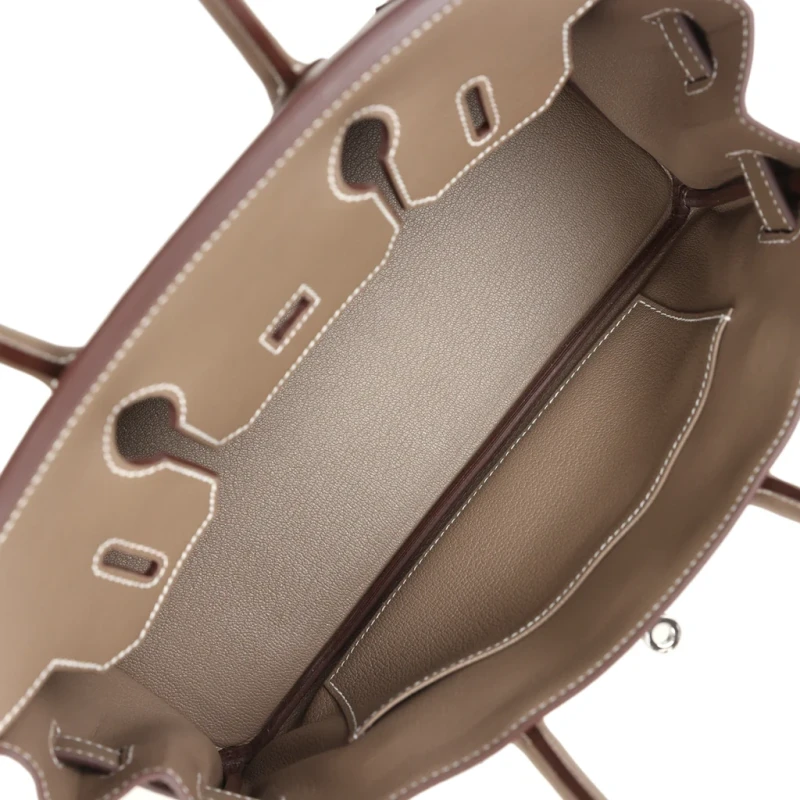 Hermès BIRKIN SHOULDER LIGHT 29 EVERCOLOR ETOUPE PHW BS29EE 7