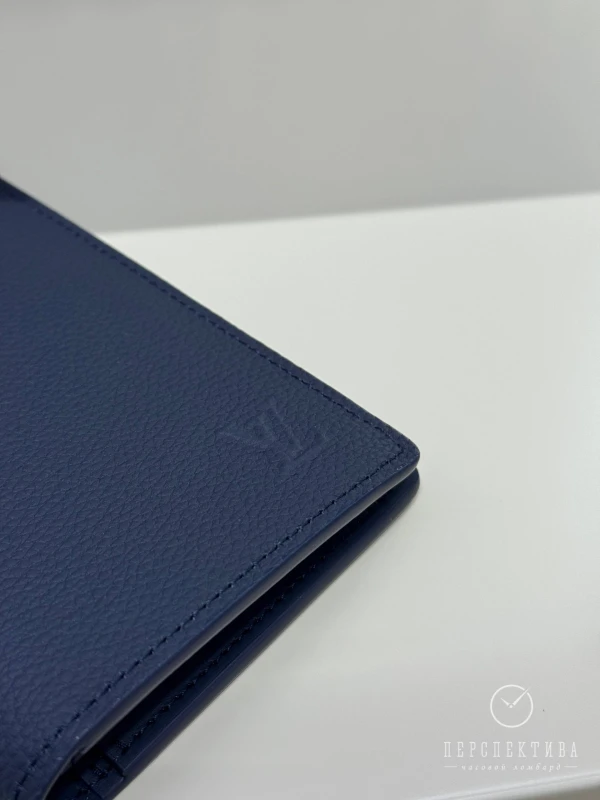 Louis Vuitton Brazza Wallet Navy Blue M25978 5