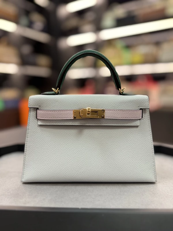 Hermès KELLY 20 MINI TRICOLOR VEAU EPSOM PHW K20TRICOLOR 3