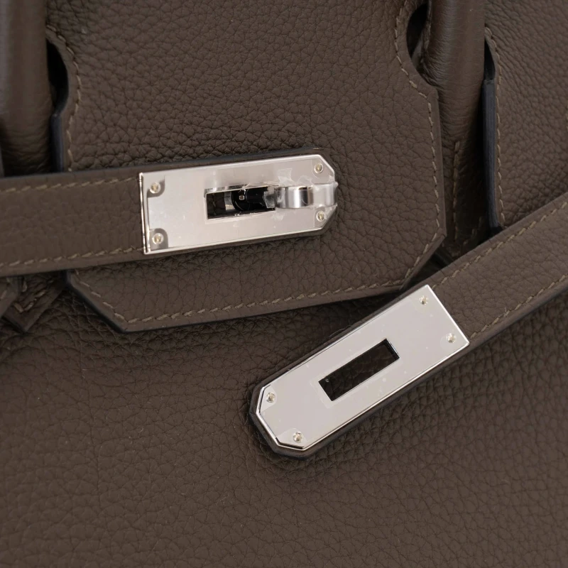 Hermès BIRKIN 30 VEAU TOGO VERT LODEN PHW B30TVL 5
