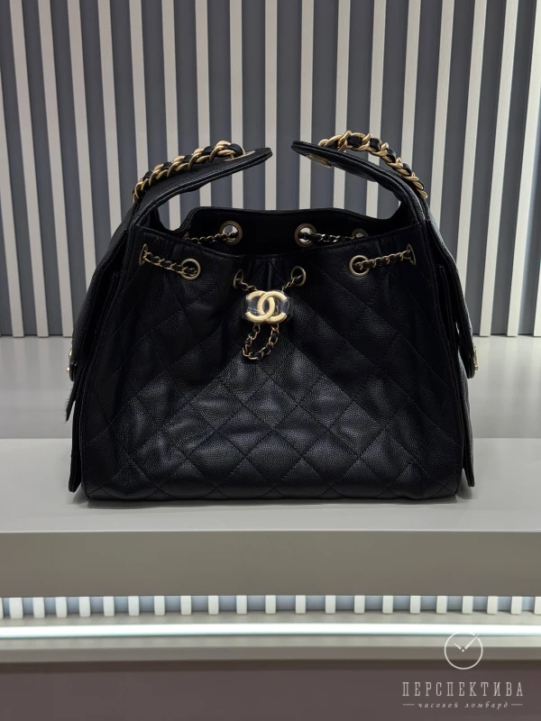 Chanel 25 Small Hobo Bag Grained Calfskin & Gold-Tone Metal AS5293-B20304-94305 2