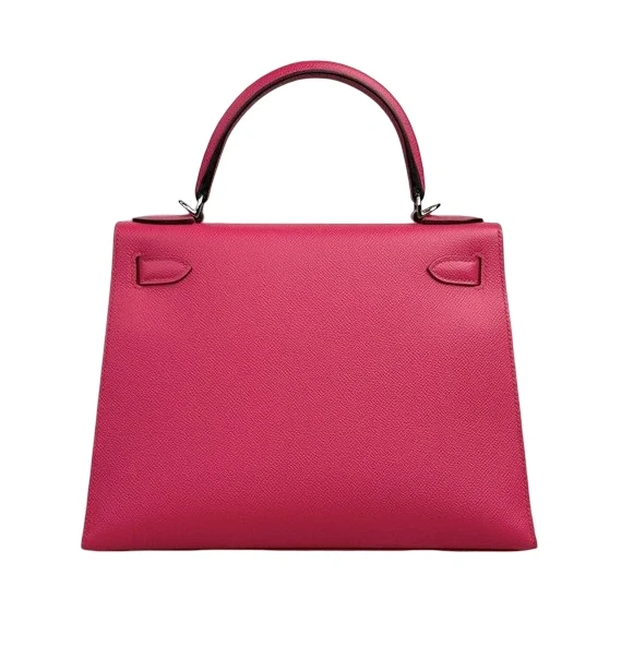 Hermès KELLY SELLIER 28 VEAU EPSOM FRAMBOISE/PRUNE KELLY28 4