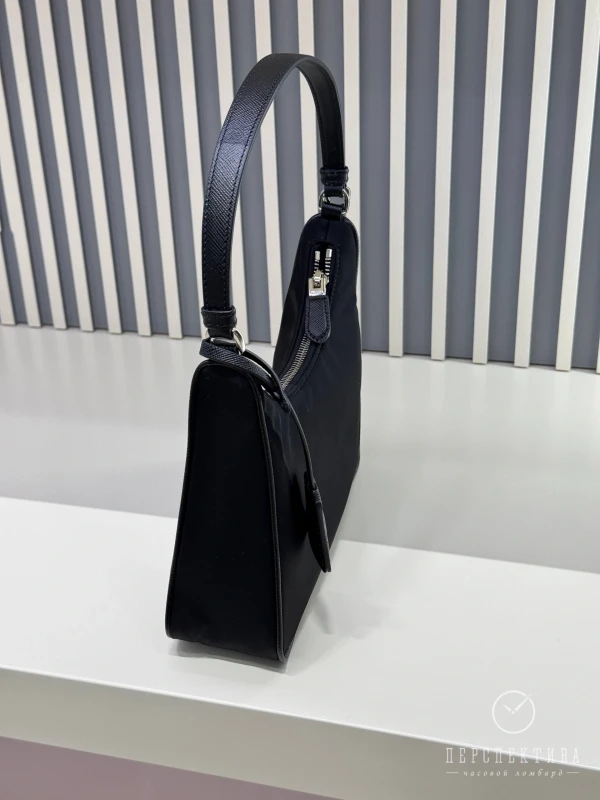 PRADA Re-Edition 2005 Re-Nylon and Saffiano mini bag Black 1N204X_R064_F0002 6