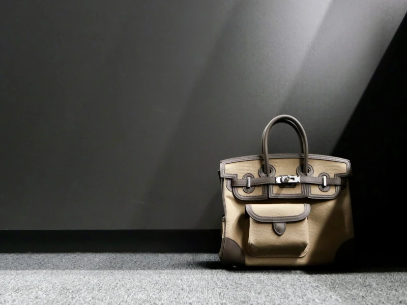 Hermès BIRKIN CARGO 25 VEAU SWIFT / TOILE MOUSSE / ECORCE PHW B25Cargo 3