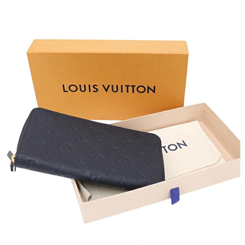 Louis Vuitton Zippy Wallet Marine Rouge Monogram Empreinte M62121 7