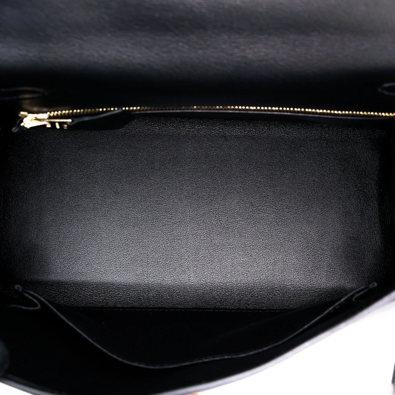Hermès KELLY 25 VEAU CHERI NOIR GHW K25CN 8