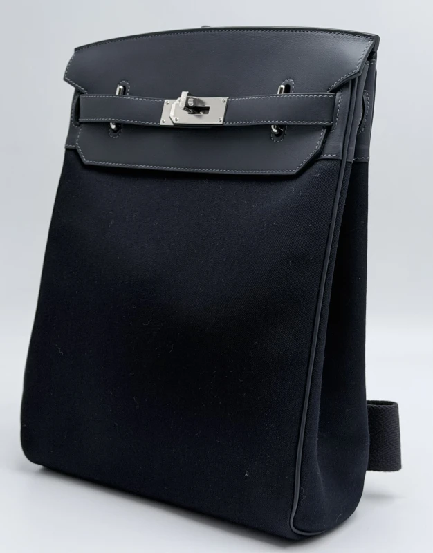 Hermès HAC A DOS 26 VEAU SWIFT/CANVAS BLUE MARINE/CABAN PHW HAC26BBN 2
