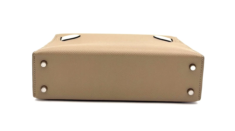 Hermès KELLY 20 EPSOM HSS TRENCH/CRAIE/ETOUPE PHW K20HSS 6