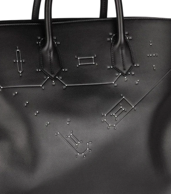 Hermès Relier Birkin 40 cm Retourne Veau Evergrain 89 Noir H087344CK89 7
