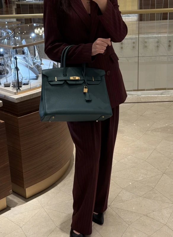 Hermès BIRKIN 35 VEAU TOGO MALACHITE GHW B35MALACHITE 6