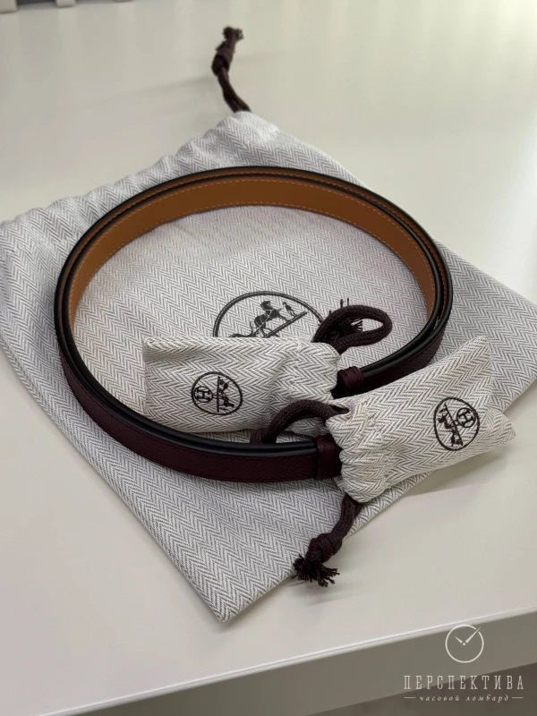 Hermès Kelly Splas'H 18 belt bordeaux / rose azalée H011751UDAD 5