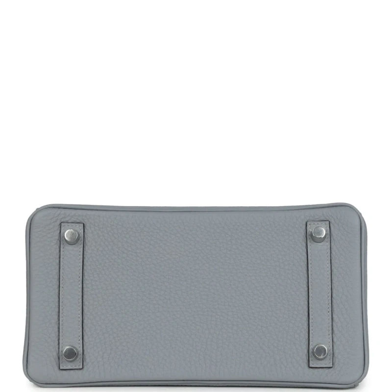 Hermès BIRKIN 25 VEAU TOGO GRIS PANTIN PHW B25TGM 6