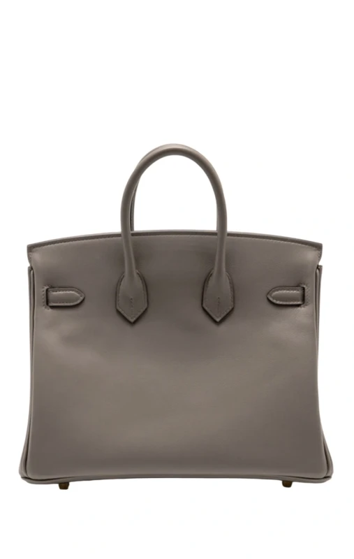Hermès BIRKIN 25 VEAU SWIFT GRIS ETAIN GHW H049362CC8F 2