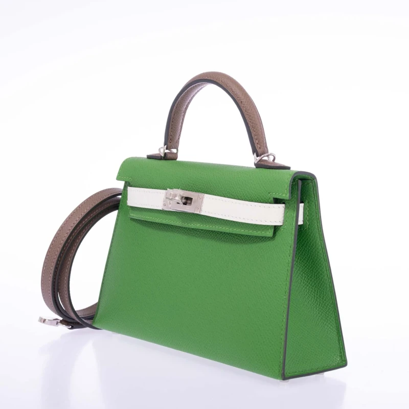 Hermès KELLY 20 TRICOLORE PHW K20TRI 5