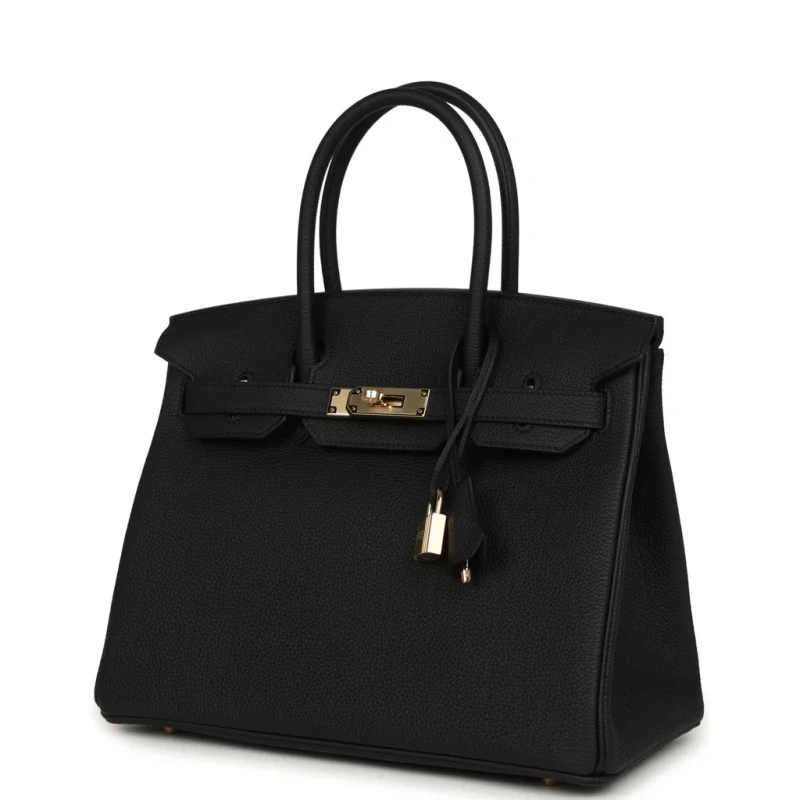 Hermès BIRKIN 30 VEAU TOGO NOIR PBHW B30TN 4