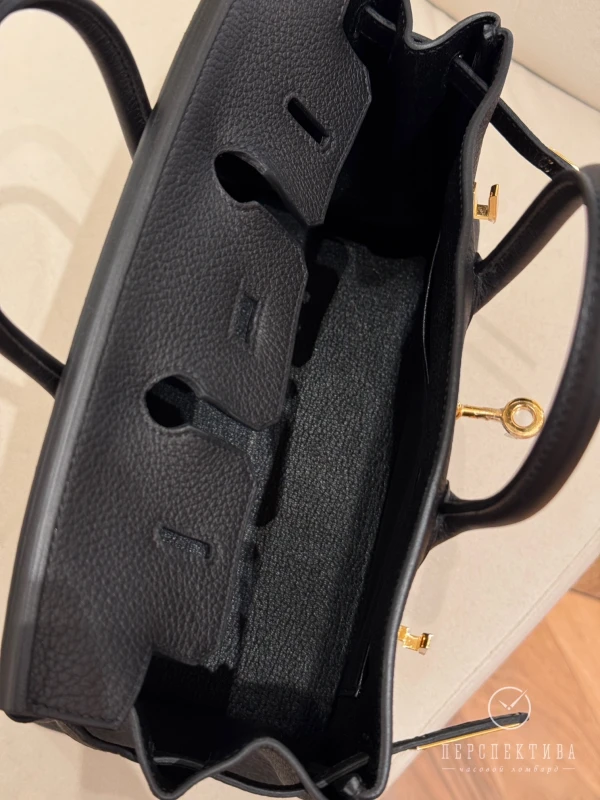 Hermès SAC BIRKIN 25 VEAU TOGO NOIR GHW H041344CC 4