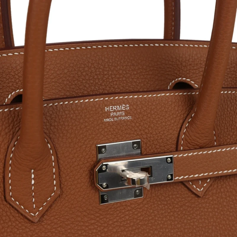 Hermès BIRKIN 30 VEAU TOGO GOLD PHW B30TG 6