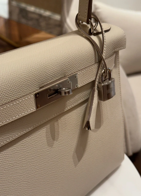 Hermès KELLY SELLIER 28 EPSOM CRAIE PHW K28CRAIE 3