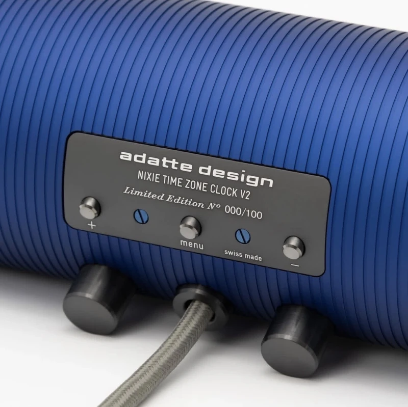 ADATTE DESIGN Nixie Time Zone Clock V2 Nixie Time Zone blue 2