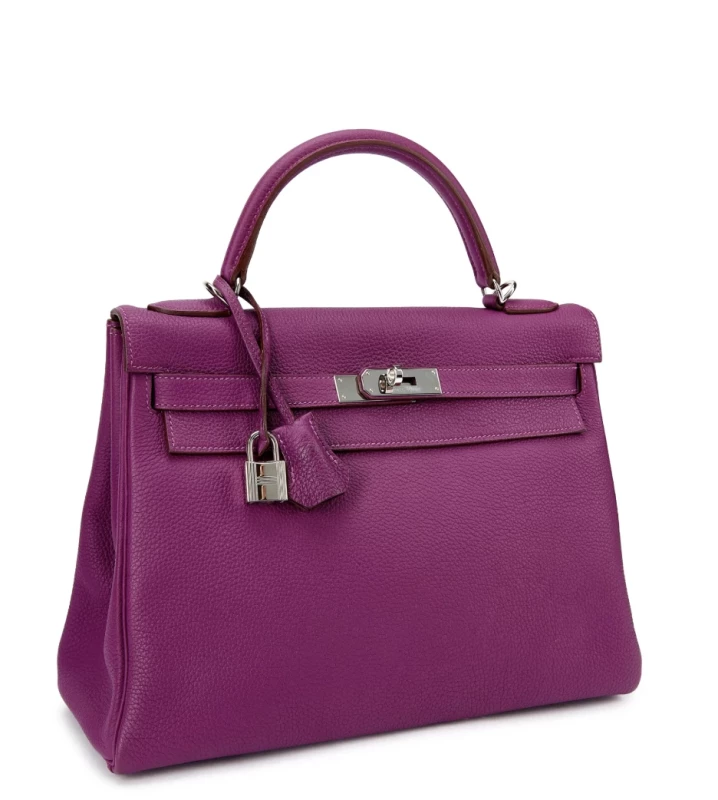 Hermès KELLY RETOURNE 32 VEAU TOGO ANEMONE PHW K32TA 3