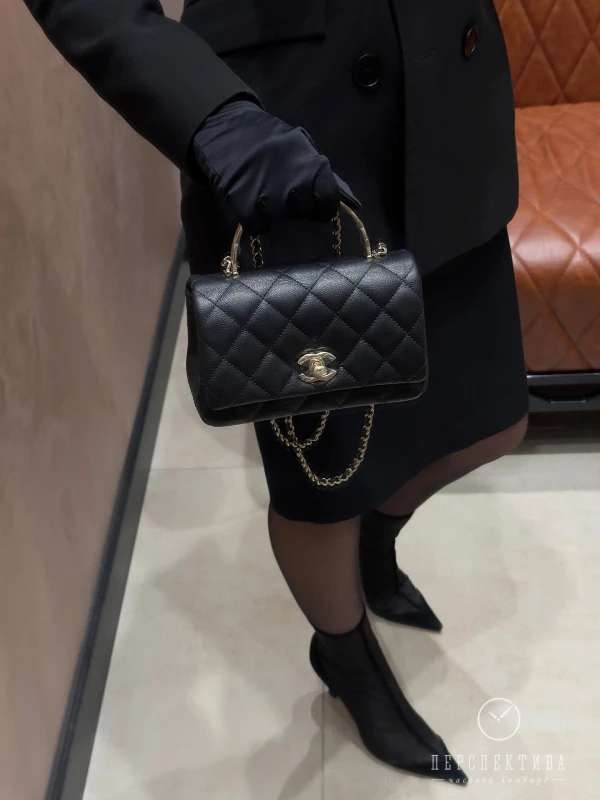 Chanel 25S Black Caviar Quilted Coco Crush AS5554 6