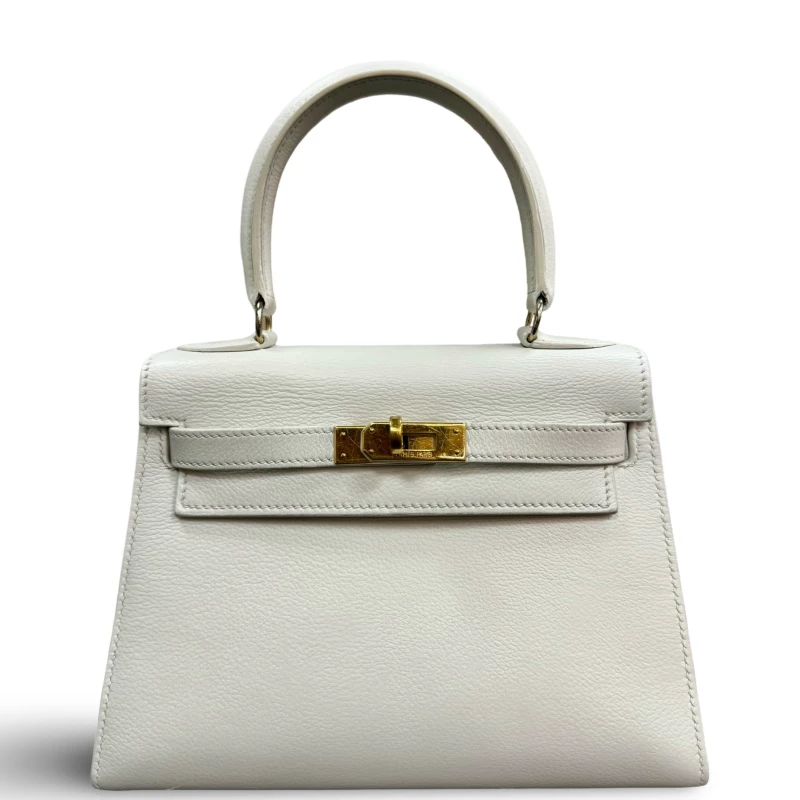 Hermès KELLY VINTAGE 20 GRAINE BLANC GHW K20VINTAGE