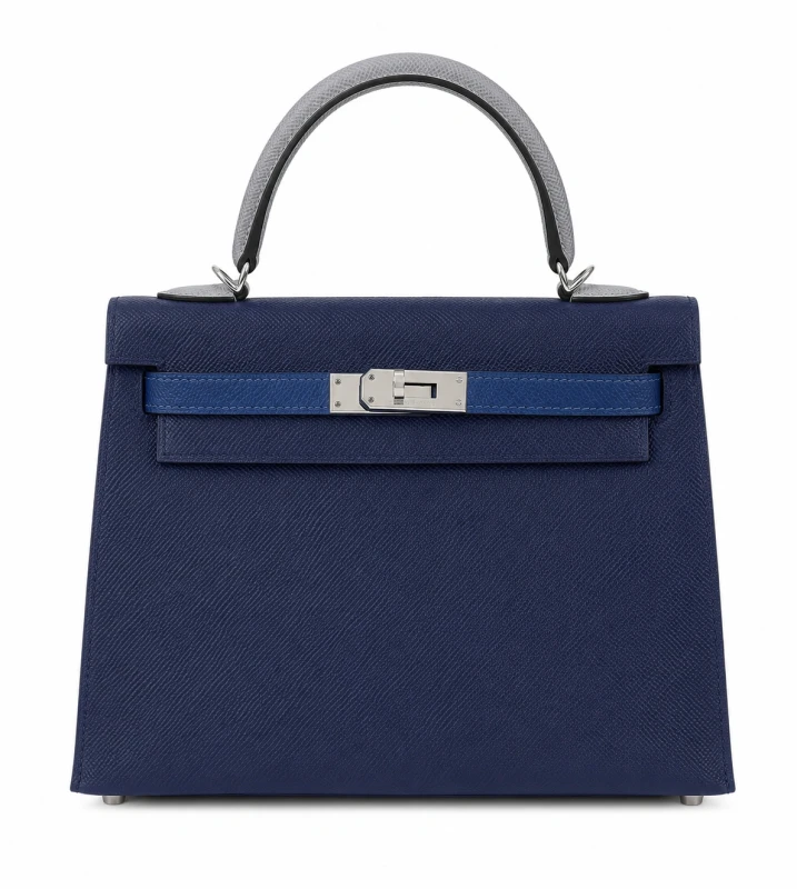 KELLY 25 VEAU EPSOM VERT VERONE GHW