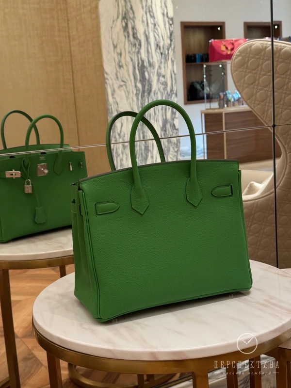 Hermès Birkin 30 Veau Togo A8 Vert Yucca H030520CK 5