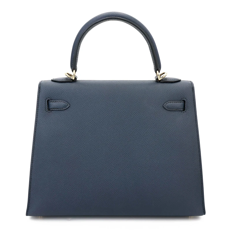 Hermès KELLY II 25 VEAU EPSOM BLEU INDIGO GHW KELLY II 25 VEAU EPSOM BLEU INDIGO 2