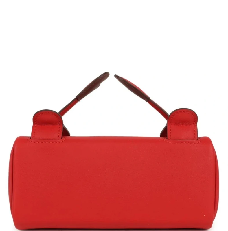 Hermès KELLY DOLL VEAU SWIFT ROUGE RADIEUX PHW Kdoll 7