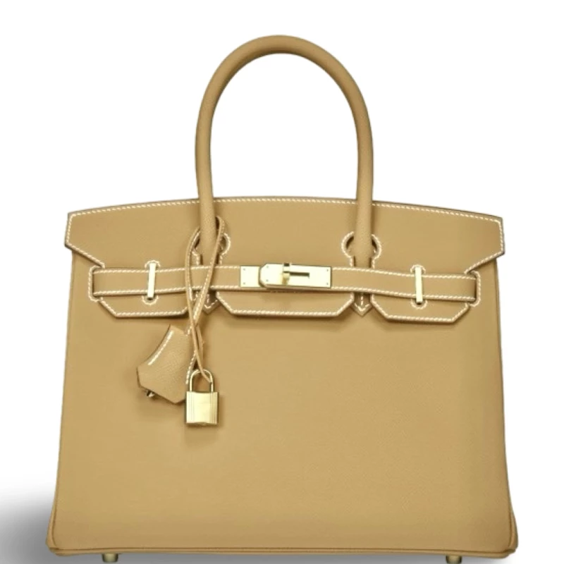 Hermès BIRKIN 30 VEAU TOGO SABLE GHW B30TS