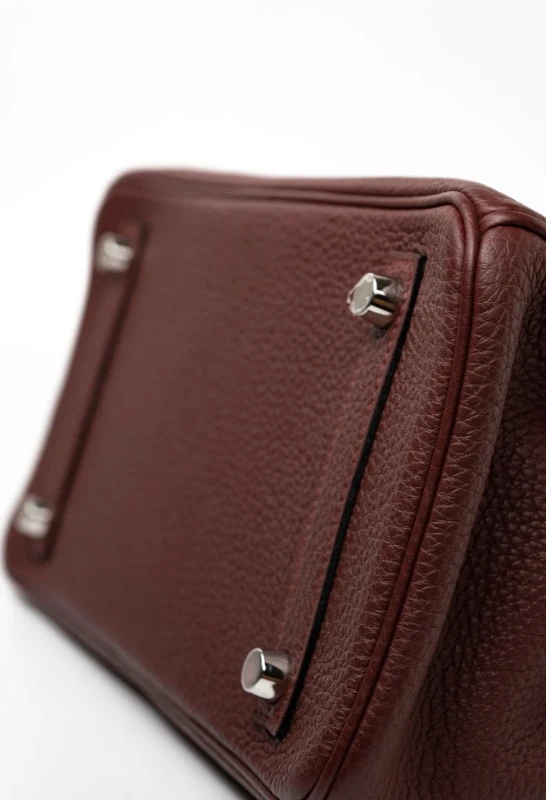 Hermès BIRKIN 25 VEAU TOGO ROUGE H PHW B25TRH 5